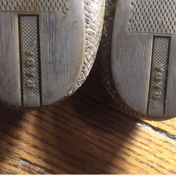 Authentic PRADA brown leather ballet flats - Picture 7 of 7